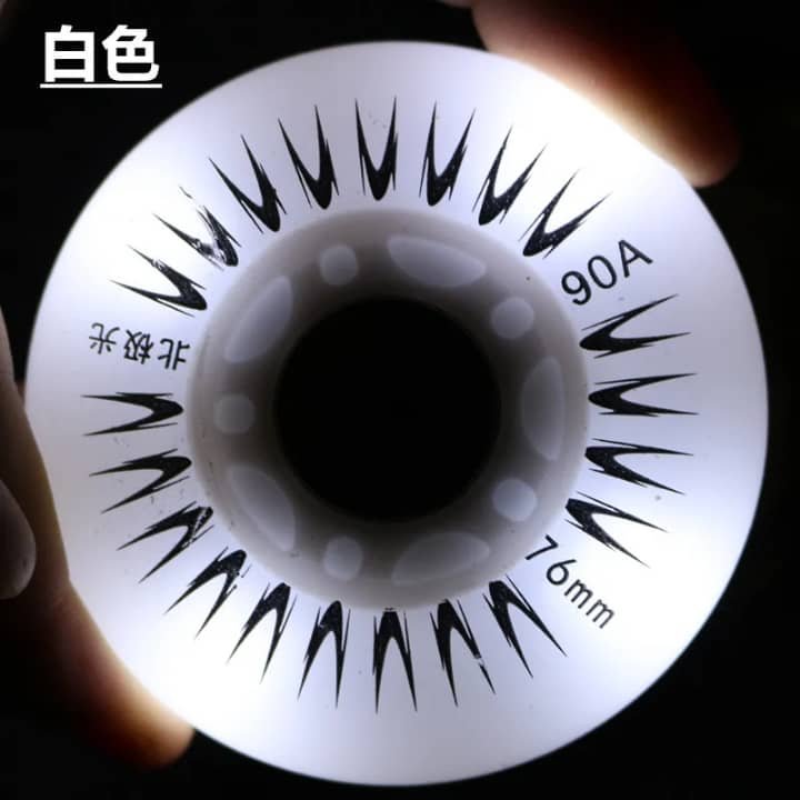 Roues de patin à roues alignées lumineuses LED 90A – Image 3