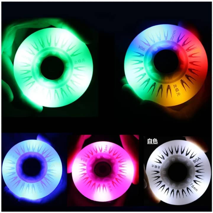 Roues de patin à roues alignées lumineuses LED 90A – Image 4