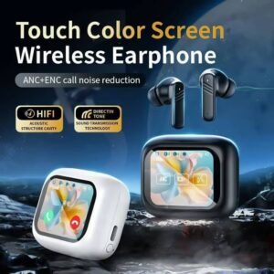 Casque BT sans fil à écran tactile intelligent
